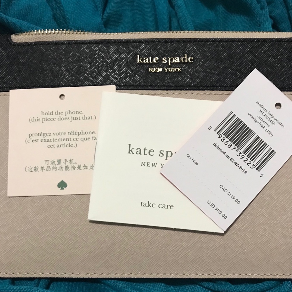 NWT Kate Spade ♠️ L-Zip Wristlet/Wallet - Picture 8 of 8
